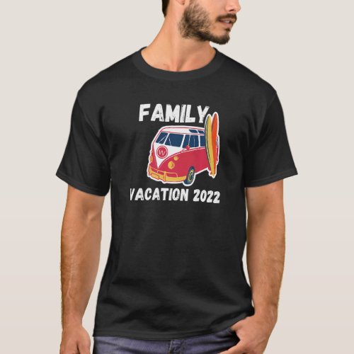 Family Vacation 2022 Beach Tropical Matching Group T_Shirt