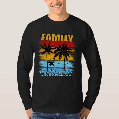 Family Vacation 2022 Beach Tropical Matching Group T_Shirt