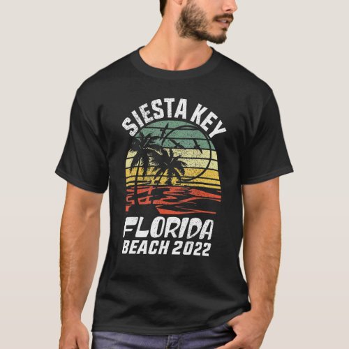 Family Vacation 2022 Siesta Key Beach Florida Vint T_Shirt