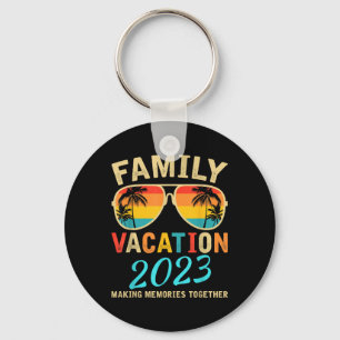 Family Vacation 2023 Beach Matching Summer Vacatio Keychain