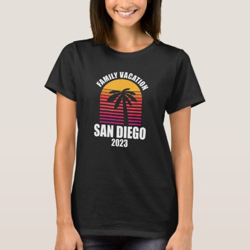 Family Vacation 2023 San Diego Summer Matching Hol T_Shirt