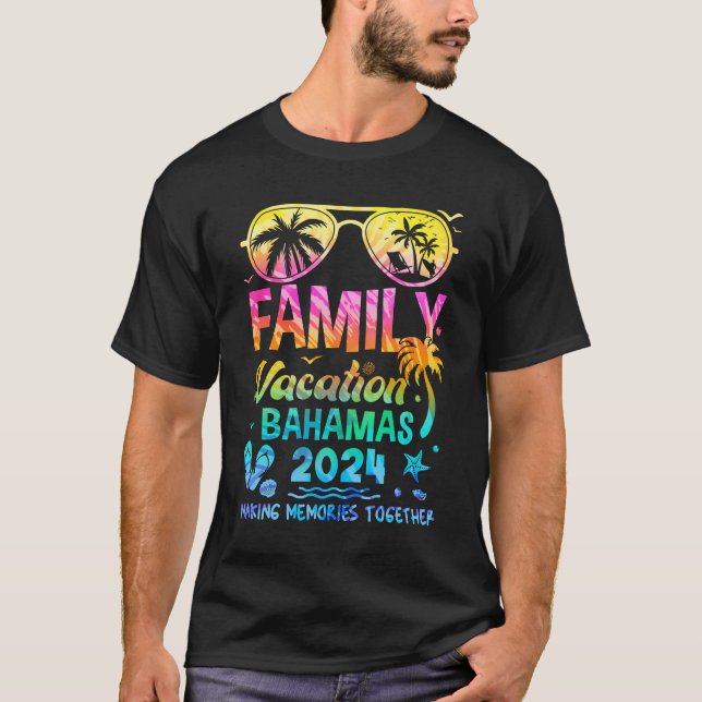 Family Vacation 2024 Bahamas Matching Memories Tog T-Shirt (Front)