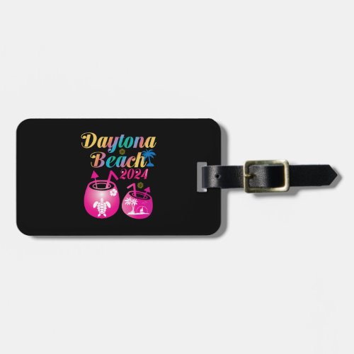 Family Vacation 2024 Daytona Beach Florida Beach Luggage Tag