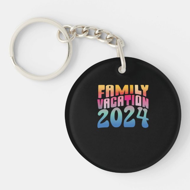Family Vacation 2024 Keychain (Front)
