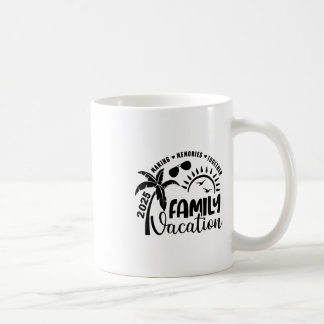 Family Vacation 2025 Beach Matching Family Summer Coffee Mug