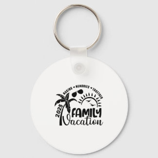 Family Vacation 2025 Beach Matching Family Summer Keychain