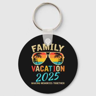 Family Vacation 2025 Beach Matching Summer Vacatio Keychain