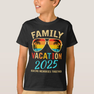 Family Vacation 2025 Beach Matching Summer Vacatio T-Shirt
