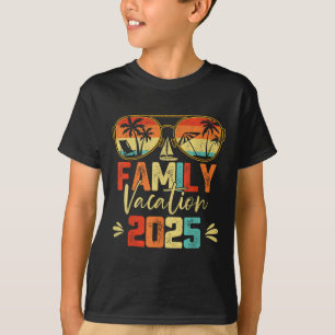 Family Vacation 2025 Beach Matching Summer Vacatio T-Shirt