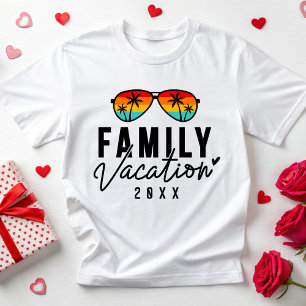 Family Vacation 2025 Beach Squad Travel Summer T-Shirt