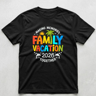 Family Vacation 2026 Beach Matching Family Summer T-Shirt