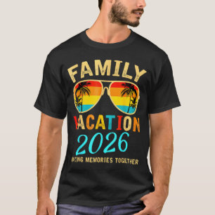 Family Vacation 2026 Beach Matching Summer T-Shirt