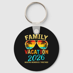 Family Vacation 2026 Beach Matching Summer Vacatio Keychain