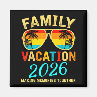 Family Vacation 2026 Beach Matching Summer Vacatio Magnet