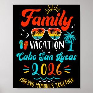 Family Vacation 2026 Cabo San Lucas Matching Summe Poster