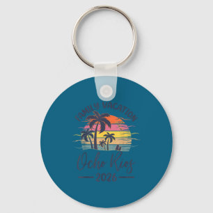 Family Vacation 2026 Summer Vibes Jamaica Ocho Rio Keychain