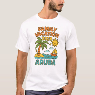 Family Vacation Aruba 2026 T-Shirt