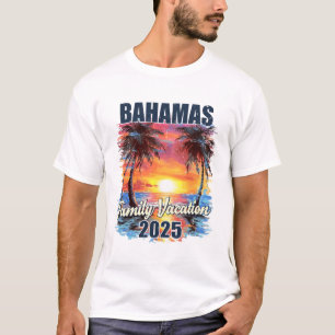 Family Vacation Bahamas 2025 Summer Trip Matching  T-Shirt