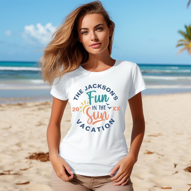 Family Vacation Beach Shirt (Family Fun in the Sun Beach Vacation Shirt)