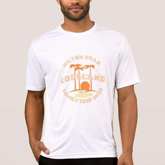 Family Vacation Beach Trip to Customize T-Shirt (Front)