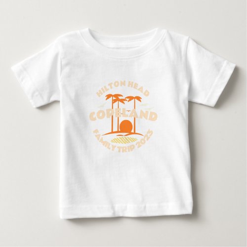 Family Vacation Beach Trip to Customize T_Shirt