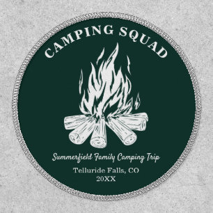 Family Vacation Camping Trip Custom Patch