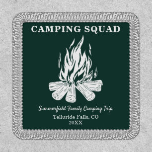 Family Vacation Camping Trip Custom Patch