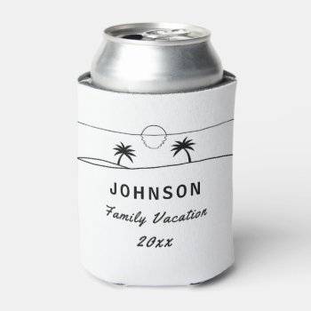 Family Vacation Can Cooler by RicardoArtes at Zazzle