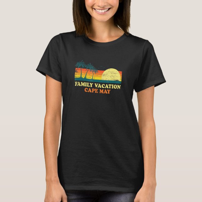 Family Vacation Cape May American New Jersey Usa B T-Shirt (Front)
