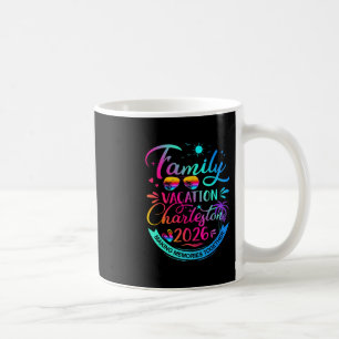 Family Vacation Charleston 2026 Palm Tree Gift Coffee Mug