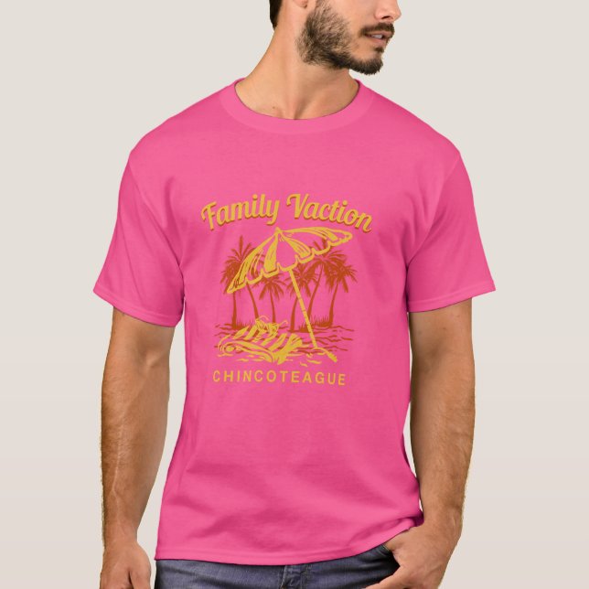 Family Vacation Chincoteague Keepsake Virginia Rem T-Shirt (Front)