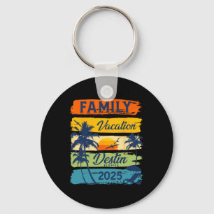 Family Vacation Destin Florida 2025 Matching Famil Keychain