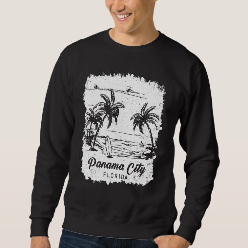 Family Vacation Florida Panama City Sunset Beach Sweatshirt