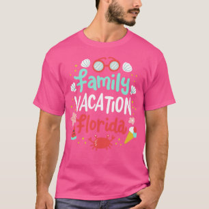 Family Vacation Florida Summer Travel T-Shirt