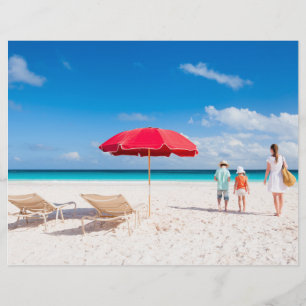 Family vacation flyer