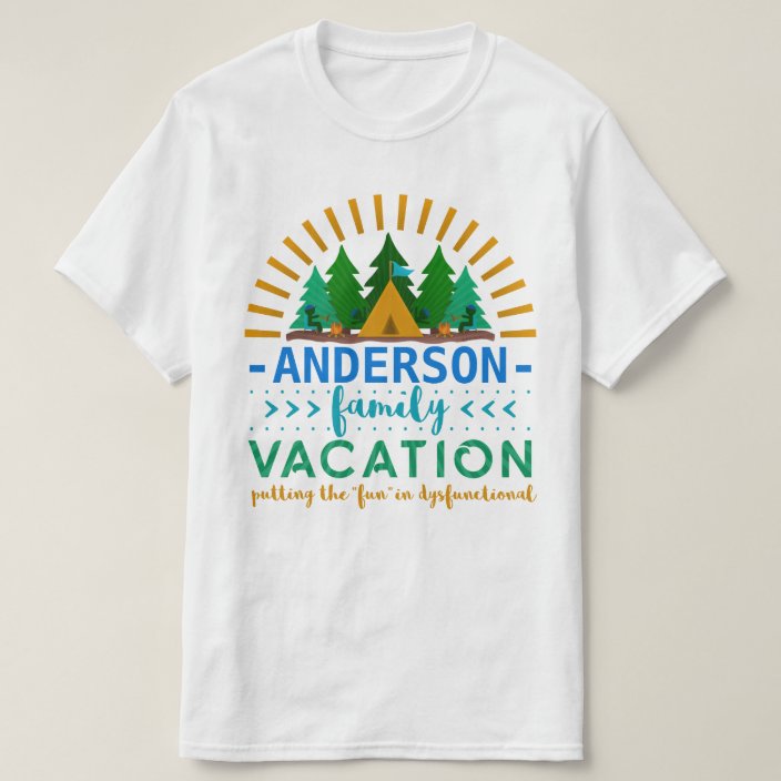 funny family camping shirts