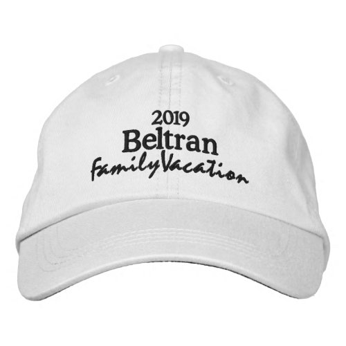 Family Vacation Hat