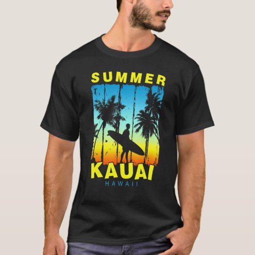 Family Vacation Hawaii Kauai Sunset Beach T_Shirt