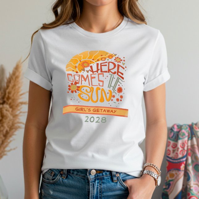 Family Vacation Here Comes the Sun Quote Tri-Blend Shirt (Creator Uploaded)