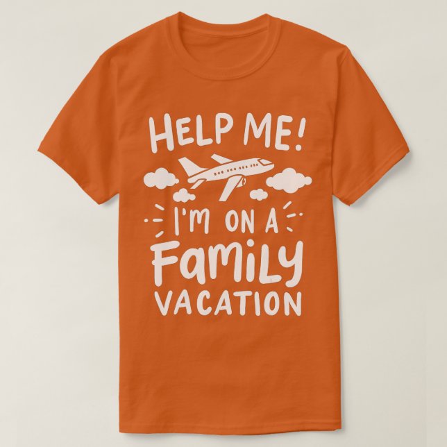 Family Vacation Holiday Beach Travel Funny Gift  T-Shirt (Design Front)