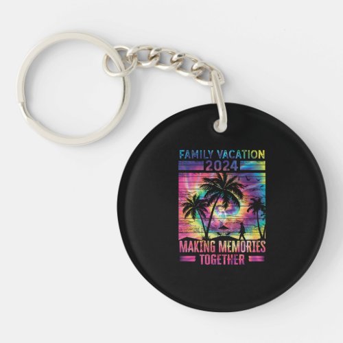 Family Vacation Making Memories Lifetime Keychain