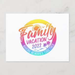 Family Vacation Making Memories Together Classic  Postcard