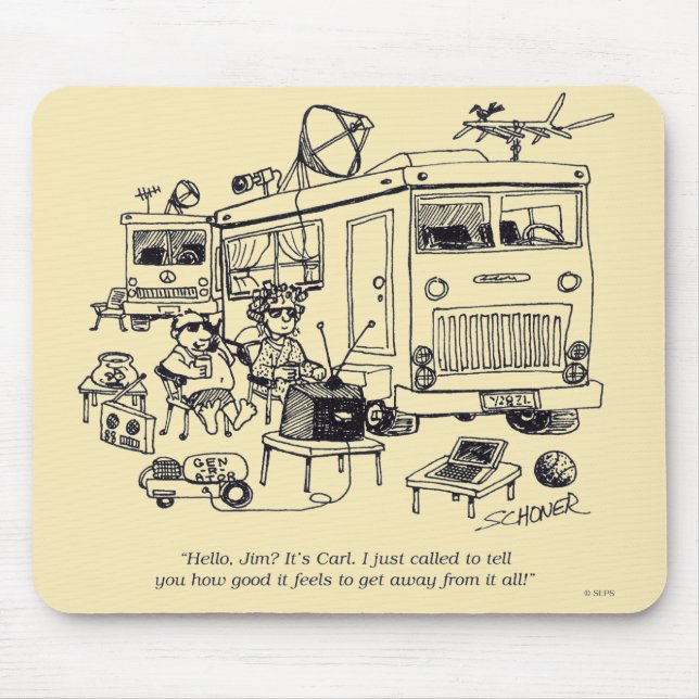 Family Vacation Mouse Pad (Front)