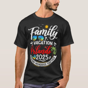 Family Vacation Orlando 2025 Beach Summer Vacation T-Shirt