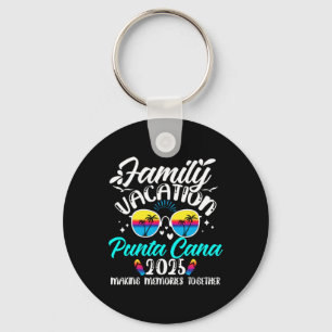 Family Vacation Punta Cana 2025 Making Memories Su Keychain