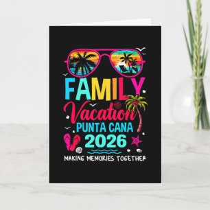 Family Vacation Punta Cana 2026 Dominican Republic Card
