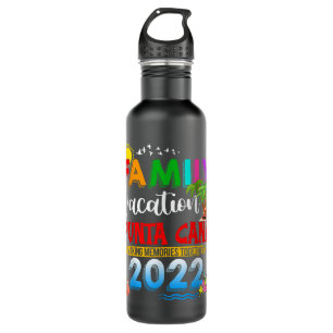 Family Vacation Punta Cana Making Memories Togethe Stainless Steel Water Bottle