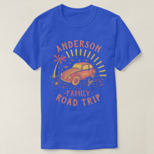 Family Vacation Road Trip Car Personalized V1 T-Shirt