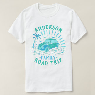Family Vacation Road Trip Car | Personalized V2 T-Shirt