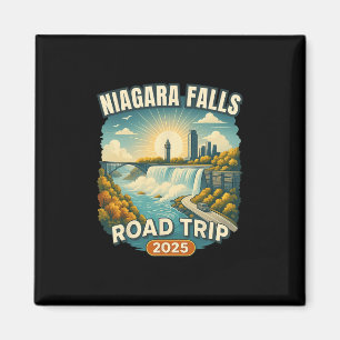 Family Vacation Souvenir Niagara Falls Road Trip 2 Magnet